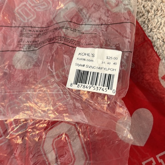 NWOT Ohio State Lightweight Infinity Scarf - Picture 3 of 4